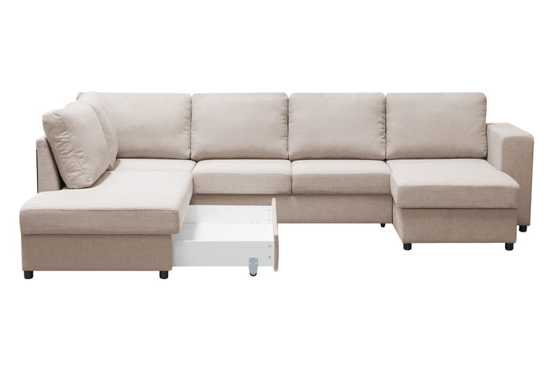 U-Vuodesohva Mantova Vasen - Beige - Huonekalut - Sohva - Vuodesohva