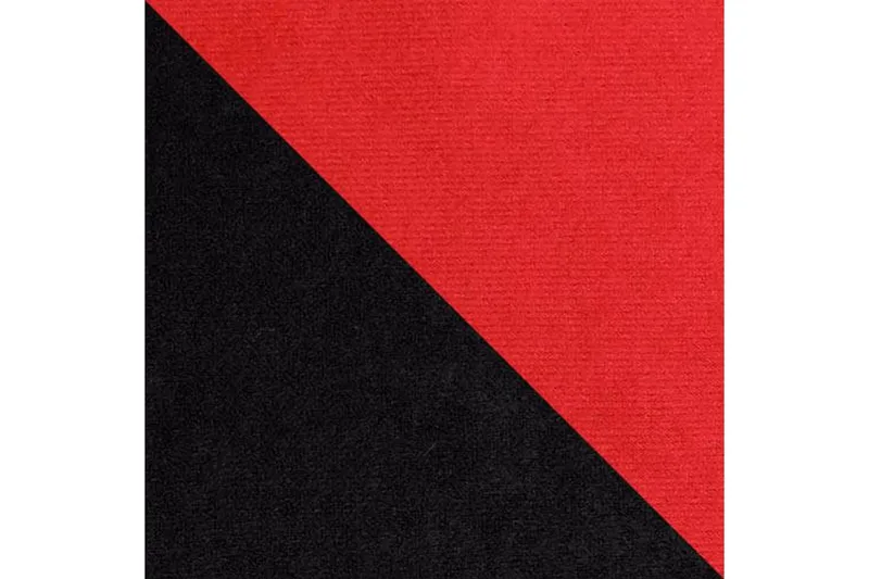 Vuodesohva Nyarp 4:n ist tupladivaanilla - Musta/Punainen - Huonekalut - Sohva - Vuodesohva - U-vuodesohva