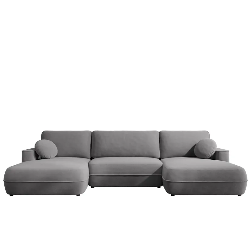 Uppland Vuodesohva kaksoisdivaanilla 5istuttava - Harmaa - Huonekalut - Sohva - Vuodesohva