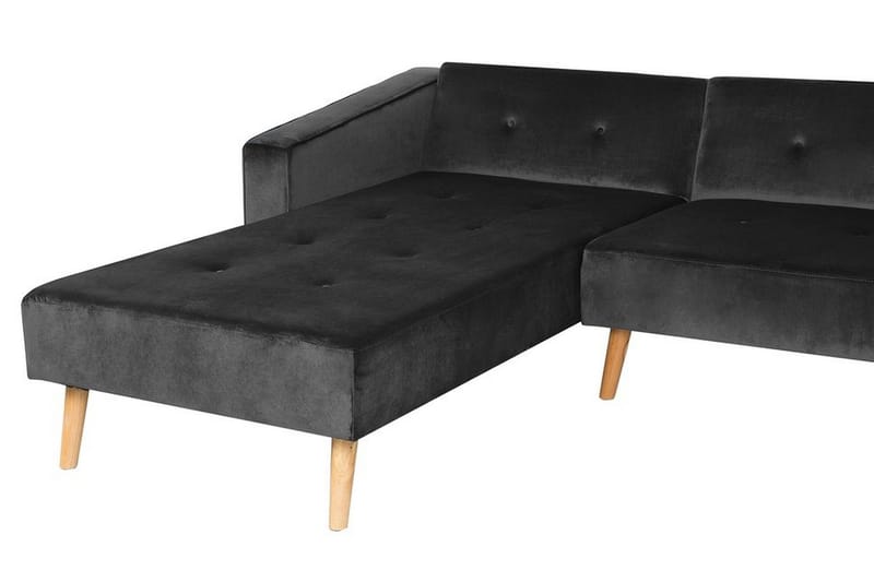 Vadso vasen vuodesohva 100x270 cm samettia - Antrasiitti - Huonekalut - Sohva - Vuodesohva