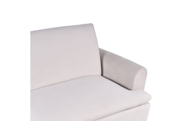 Vettre 3-istuttava suorakaiteen muotoinen vuodesohva 110x180 cm samettia - Beige - Huonekalut - Sohva - Vuodesohva - 3 istuttava vuodesohva