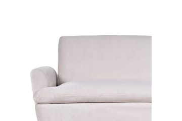 Vettre 3-istuttava suorakaiteen muotoinen vuodesohva 110x180 cm samettia - Beige - Huonekalut - Sohva - Vuodesohva - 3 istuttava vuodesohva