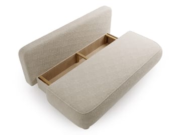 Villoruela Vuodesohva 3istuttava - Beige - Huonekalut - Sohva - Vuodesohva - 3 istuttava vuodesohva
