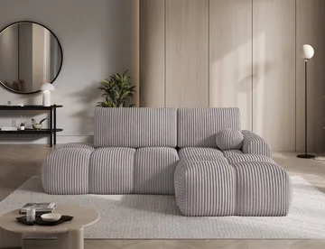Vittario 3-istuttava Bubblig-vuodesohva divaanilla ja säilytystilalla, oikea - Modullo 03 - Huonekalut - Sohva - Vuodesohva
