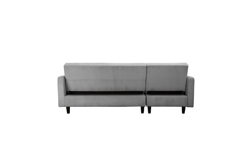 Vuodesohva, jossa yksi divaani ilman ezlongia Loft24 Vuodesohva Hartford II 213x153x82 cm, harmaa Grå - Huonekalut - Sohva - Vuodesohva