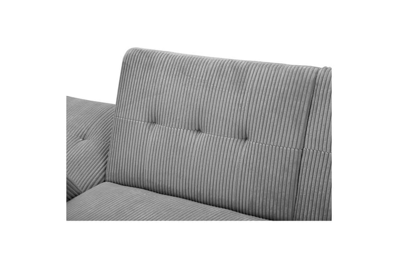 Vuodesohva, jossa yksi divaani ilman ezlongia Loft24 Vuodesohva Hartford II 213x153x82 cm, harmaa Grå - Huonekalut - Sohva - Vuodesohva