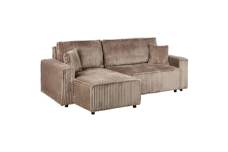 Vuodesohva, oikeakätinen Abacka - Ruskea, Musta - Huonekalut - Sohva - Vuodesohva