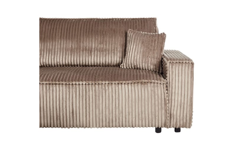 Vuodesohva, oikeakätinen Abacka - Ruskea, Musta - Huonekalut - Sohva - Vuodesohva