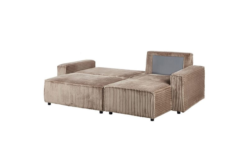 Vuodesohva, vasenkätinen Abacka - Ruskea, Musta - Huonekalut - Sohva - Vuodesohva