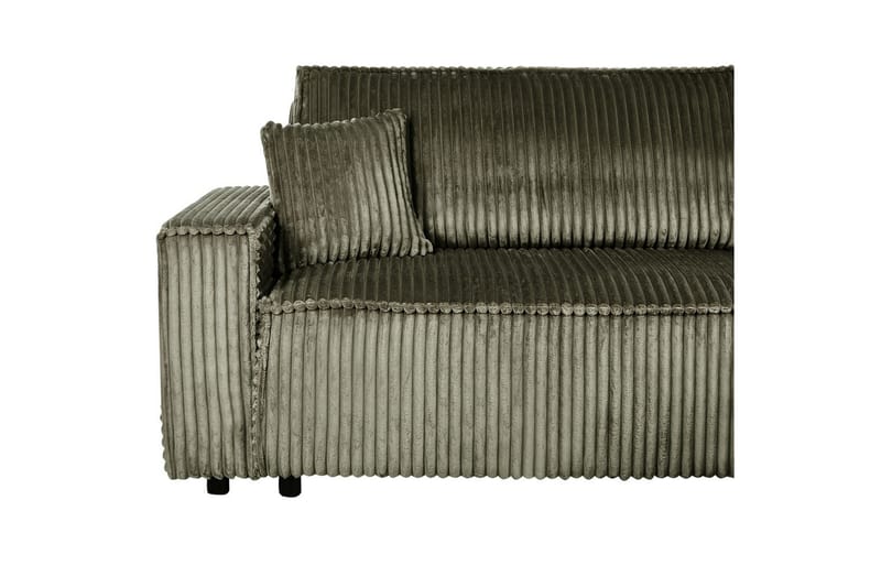 Vuodesohva, vasenkätinen Abacka - Vihreä, musta - Huonekalut - Sohva - Vuodesohva