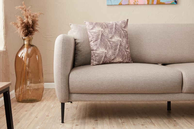 Vuodesohva 3:n ist Genna 180x90 cm - Beige - Huonekalut - Sohva - Vuodesohva - 3 istuttava vuodesohva