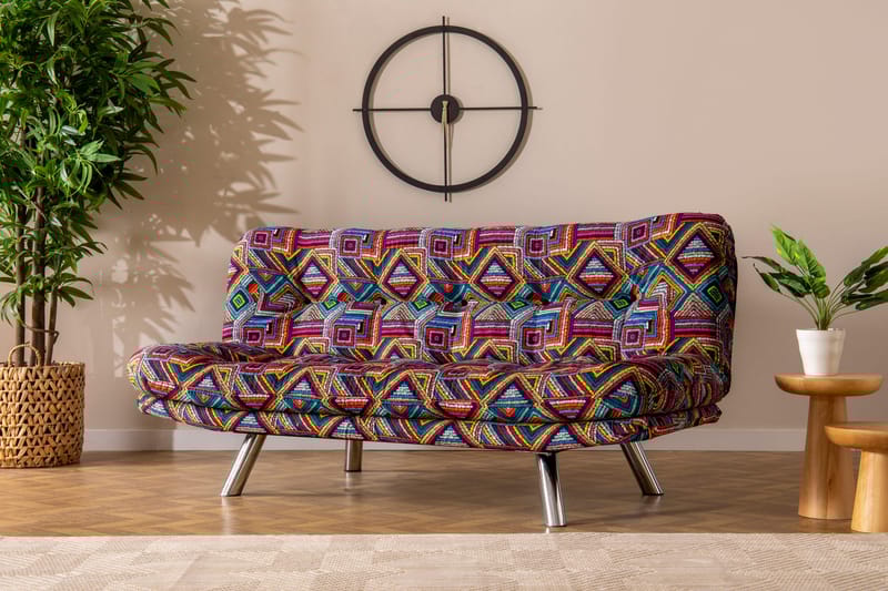 Vuodesohva 3:n ist Perc 175x110 cm - Monivärinen - Huonekalut - Sohva - Vuodesohva - 3 istuttava vuodesohva