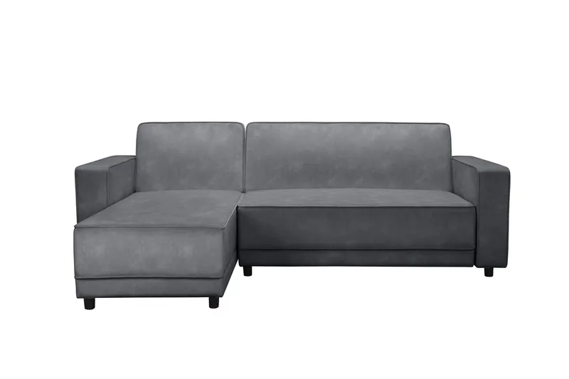 Vuodesohva Allie Antrasiitti, Sametti, 82x229x154 cm, Antrasiitti, Sametti, 82x229x154 cm