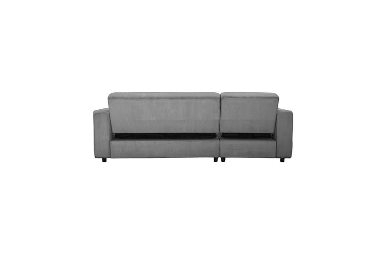 Vuodesohva Allie Harmaa, Cordoroy, 82x229x154 cm - Harmaa, Cordoroy, 82x229x154 cm - Huonekalut - Sohva - Vuodesohva