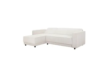 Vuodesohva Allie Kermanvärinen, Cordoroy, 82x229x154 cm - Kermanvärinen, Cordoroy, 82x229x154 cm - Huonekalut - Sohva - Vuodesohva