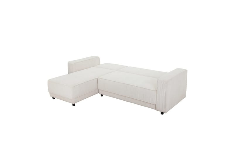 Vuodesohva Allie Kermanvärinen, Cordoroy, 82x229x154 cm - Kermanvärinen, Cordoroy, 82x229x154 cm - Huonekalut - Sohva - Vuodesohva