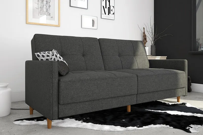 Vuodesohva Andora Pellavanharmaa - Dorel Home - Huonekalut - Sohva - Vuodesohva