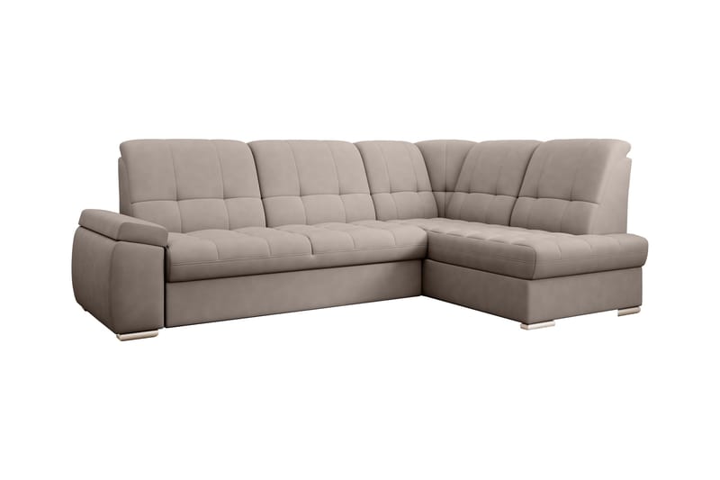 Vuodesohva avopäädyllä Amelya 3:n ist - Harmaa - Huonekalut - Sohva - Vuodesohva