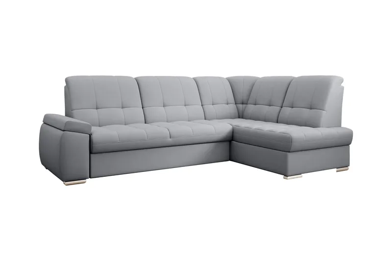 Vuodesohva avopäädyllä Amelya 3:n ist - Harmaa - Huonekalut - Sohva - Vuodesohva