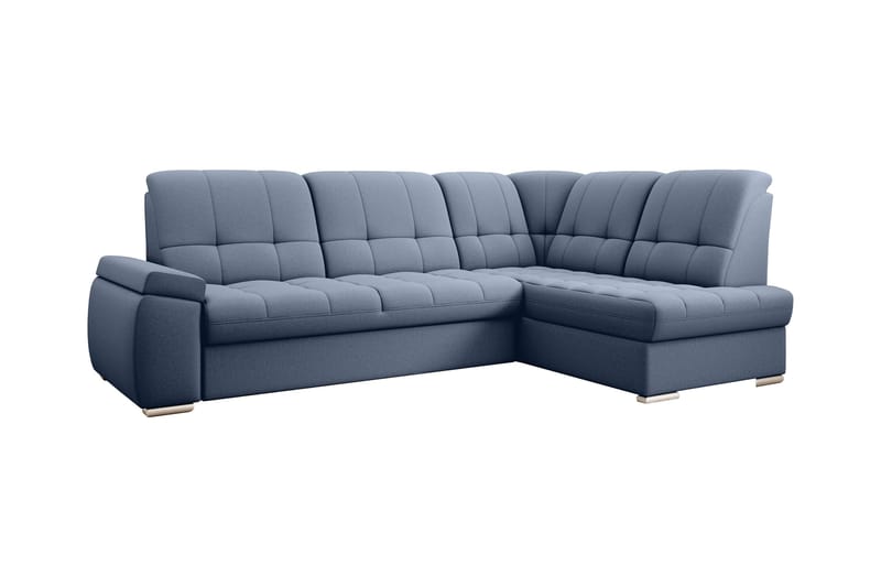 Vuodesohva avopäädyllä Amelya 3:n ist - Tummansininen - Huonekalut - Sohva - Vuodesohva