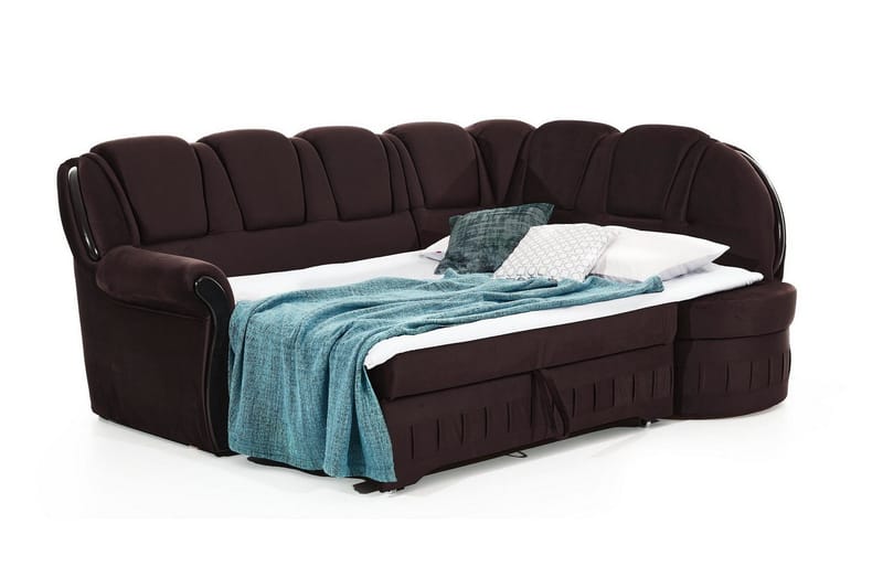 Vuodesohva avopäädyllä Amillano Oikea - Ruskea - Huonekalut - Sohva - Vuodesohva