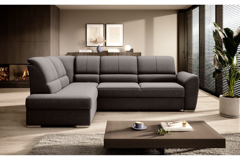 Vuodesohva avopäädyllä Keith 3:n ist - Tummanruskea - Huonekalut - Sohva - Vuodesohva