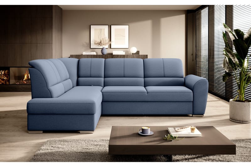 Vuodesohva avopäädyllä Keith 3:n ist - Tummansininen - Huonekalut - Sohva - Vuodesohva