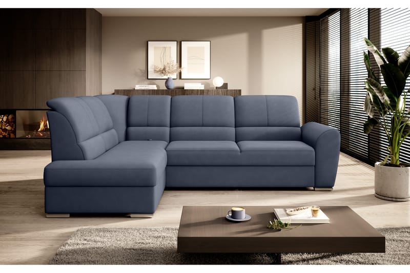 Vuodesohva avopäädyllä Keith 3:n ist - Tummansininen - Huonekalut - Sohva - Vuodesohva