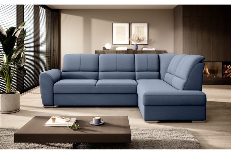 Vuodesohva avopäädyllä Keith 3:n ist, Tummansininen