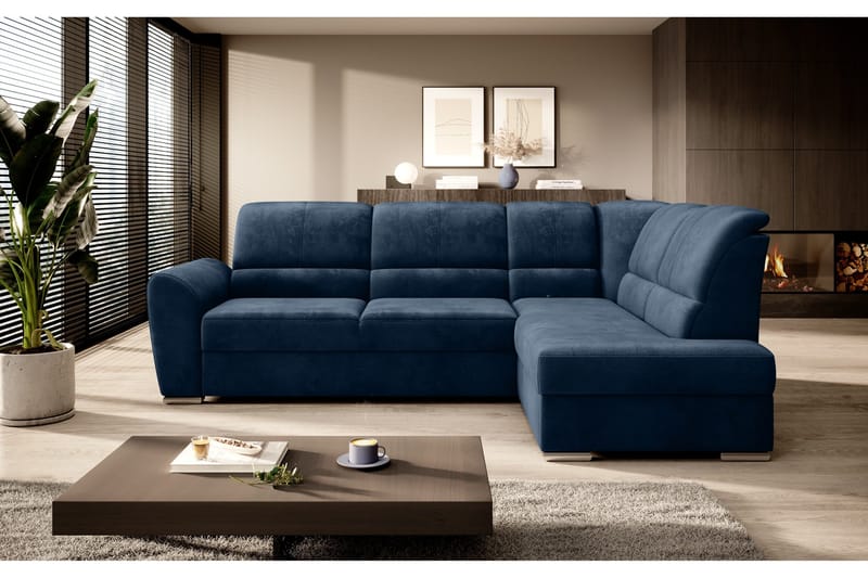 Vuodesohva avopäädyllä Keith 3:n ist - Tummansininen - Huonekalut - Sohva - Vuodesohva