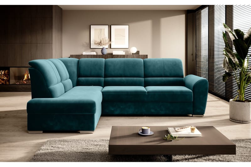 Vuodesohva avopäädyllä Keith 3:n ist - Tummanvihreä - Huonekalut - Sohva - Vuodesohva