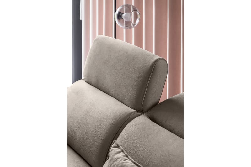 Vuodesohva avopäädyllä Yasmine 3:n ist - Beige - Huonekalut - Sohva - Vuodesohva