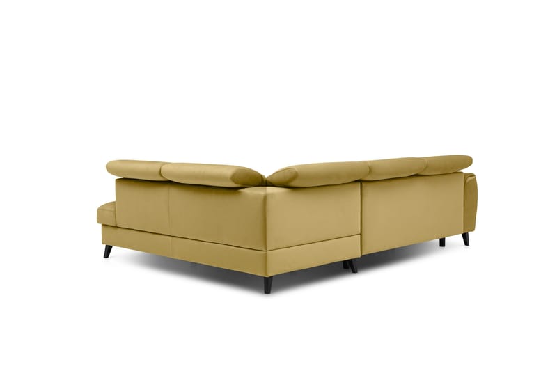 Vuodesohva avopäädyllä Yasmine 3:n ist - Keltainen - Huonekalut - Sohva - Vuodesohva