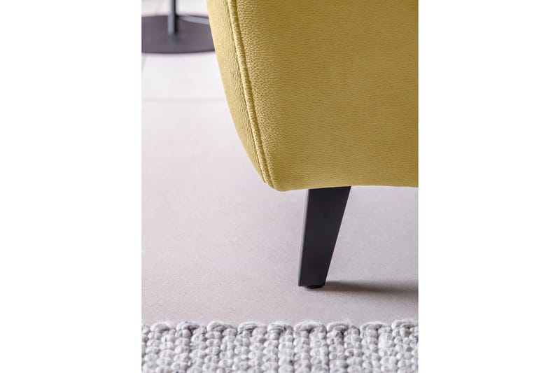 Vuodesohva avopäädyllä Yasmine 3:n ist - Keltainen - Huonekalut - Sohva - Vuodesohva