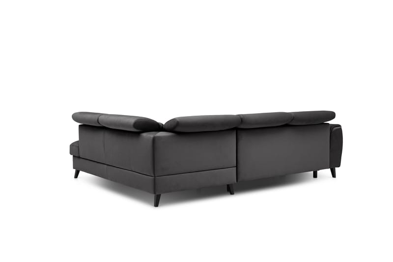 Vuodesohva avopäädyllä Yasmine 3:n ist - Tummanharmaa - Huonekalut - Sohva - Vuodesohva