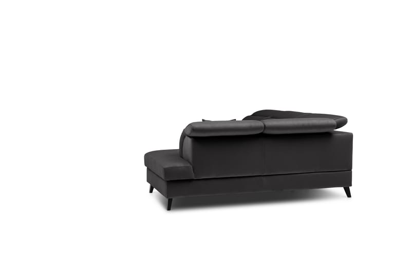 Vuodesohva avopäädyllä Yasmine 3:n ist - Tummanharmaa - Huonekalut - Sohva - Vuodesohva