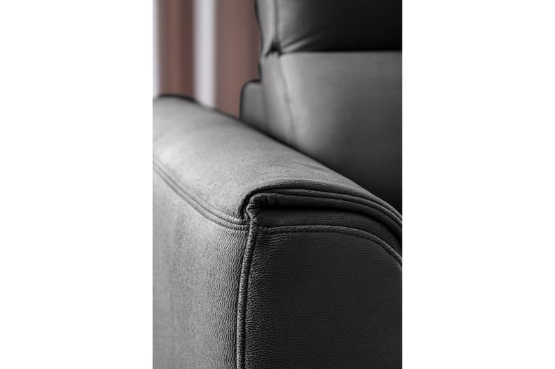 Vuodesohva avopäädyllä Yasmine 3:n ist - Tummanharmaa - Huonekalut - Sohva - Vuodesohva