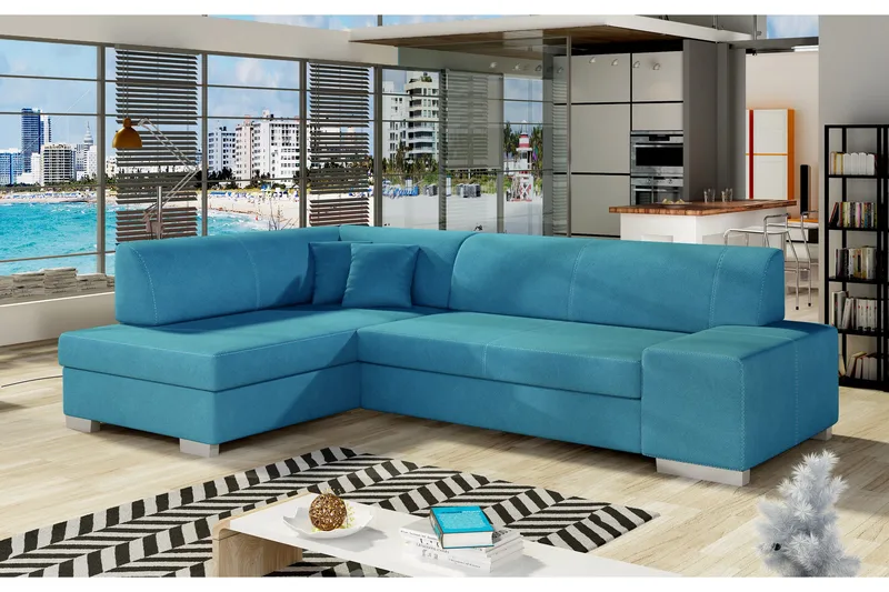 Vuodesohva Bargam divaanilla, Sininen