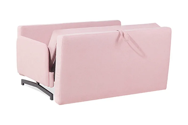 Vuodesohva Belfast 148 cm - Vaaleanpunainen - Huonekalut - Sohva - Vuodesohva