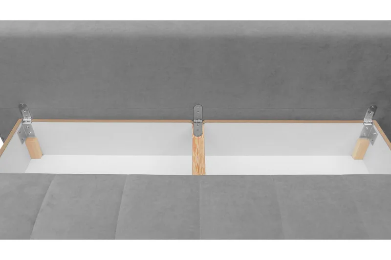 Vuodesohva Brassington - Beige - Huonekalut - Sohva - Vuodesohva - 3 istuttava vuodesohva