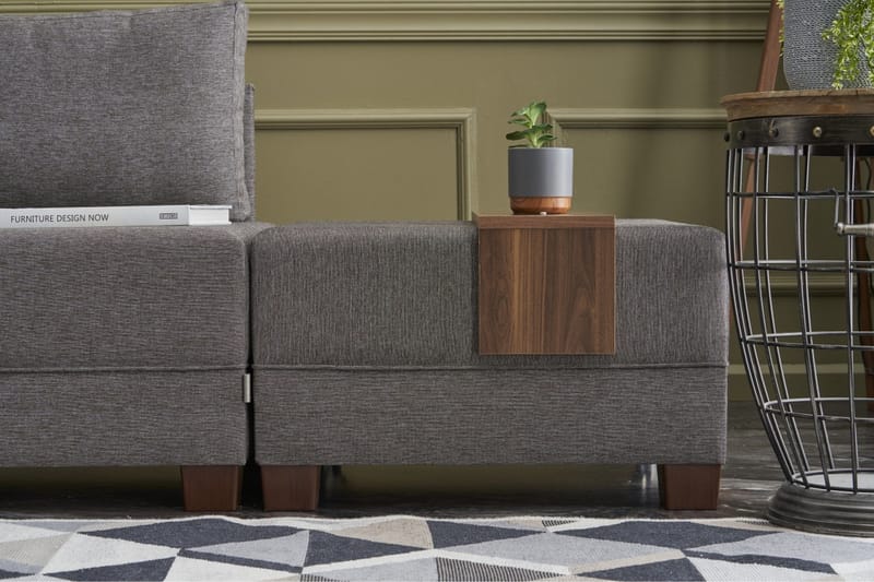 Vuodesohva Bulgaria - Harmaa - Huonekalut - Sohva - Vuodesohva