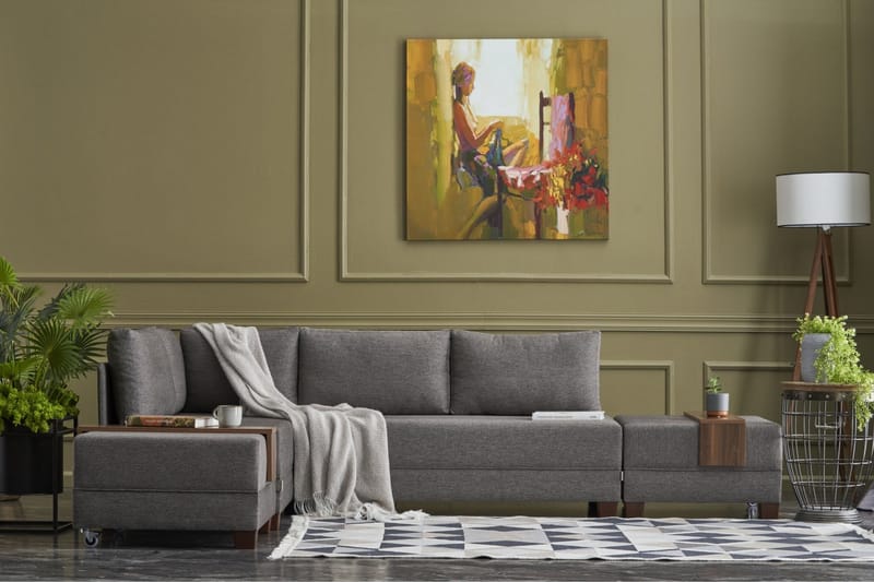 Vuodesohva Bulgaria - Harmaa - Huonekalut - Sohva - Vuodesohva