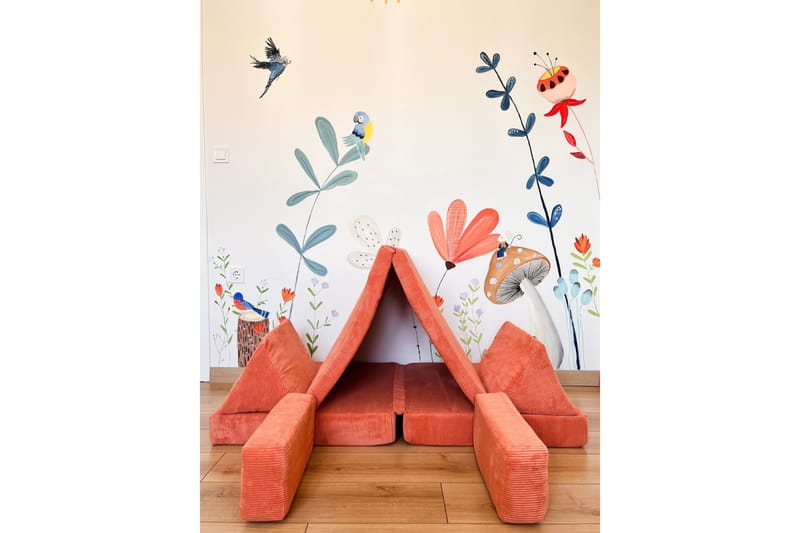 Vuodesohva Bulmaca - Oranssi - Huonekalut - Sohva - Vuodesohva