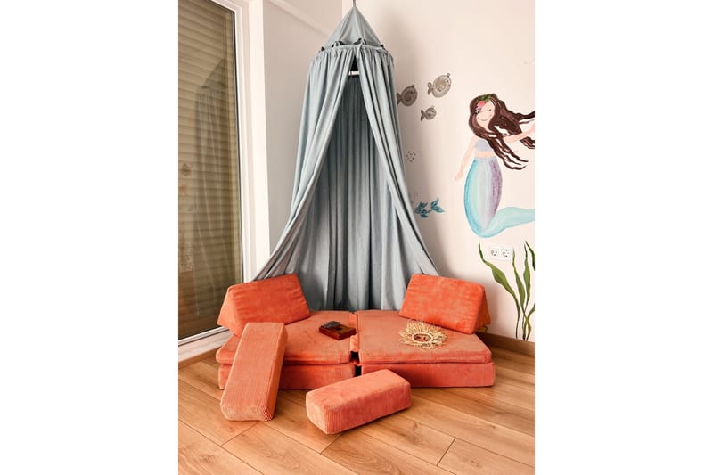 Vuodesohva Bulmaca - Oranssi - Huonekalut - Sohva - Vuodesohva