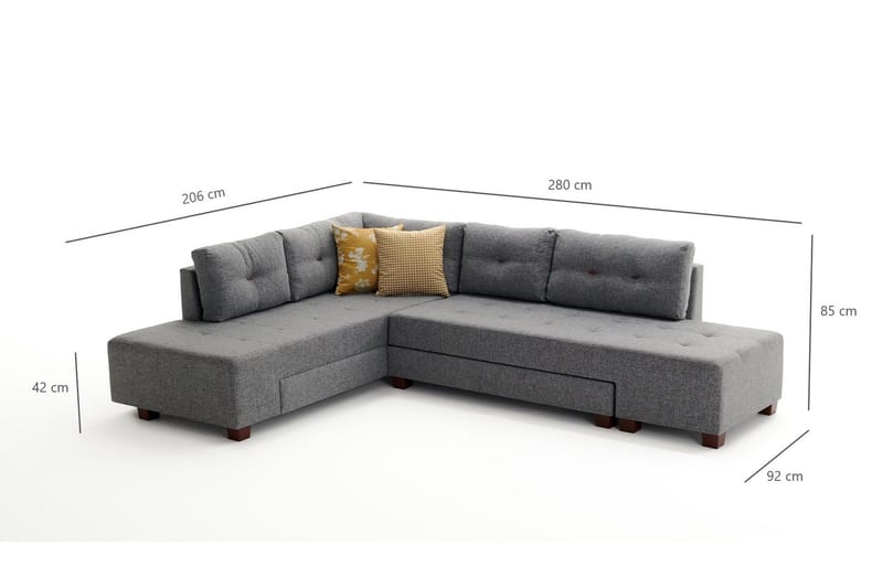 Vuodesohva Cyprus - Huonekalut - Sohva - Vuodesohva