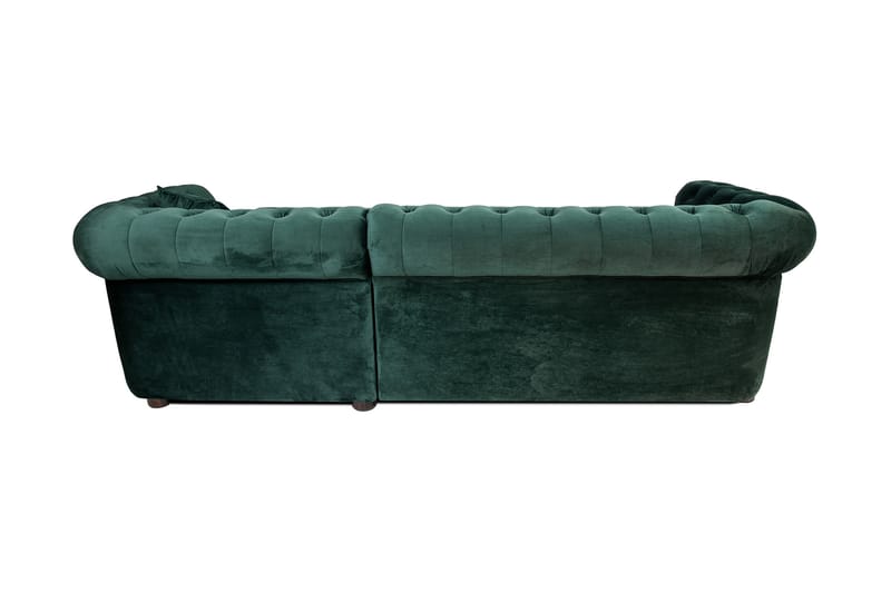Vuodesohva divaanilla Chesterfield Kristina - Tummanvihreä - Huonekalut - Sohva - Vuodesohva