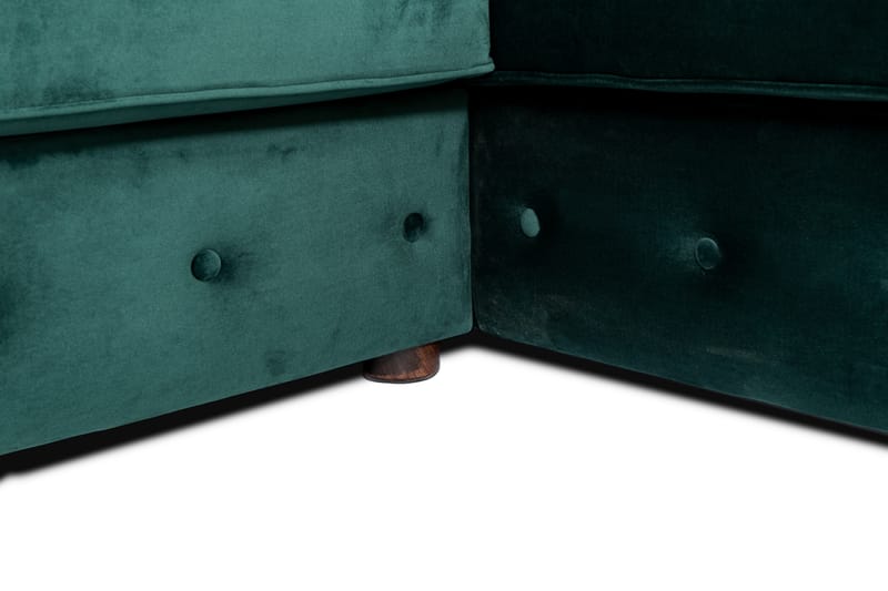 Vuodesohva divaanilla Chesterfield Kristina - Tummanvihreä - Huonekalut - Sohva - Vuodesohva