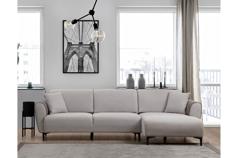 Vuodesohva Divaanilla Demeden - Harmaa - Huonekalut - Sohva - Vuodesohva