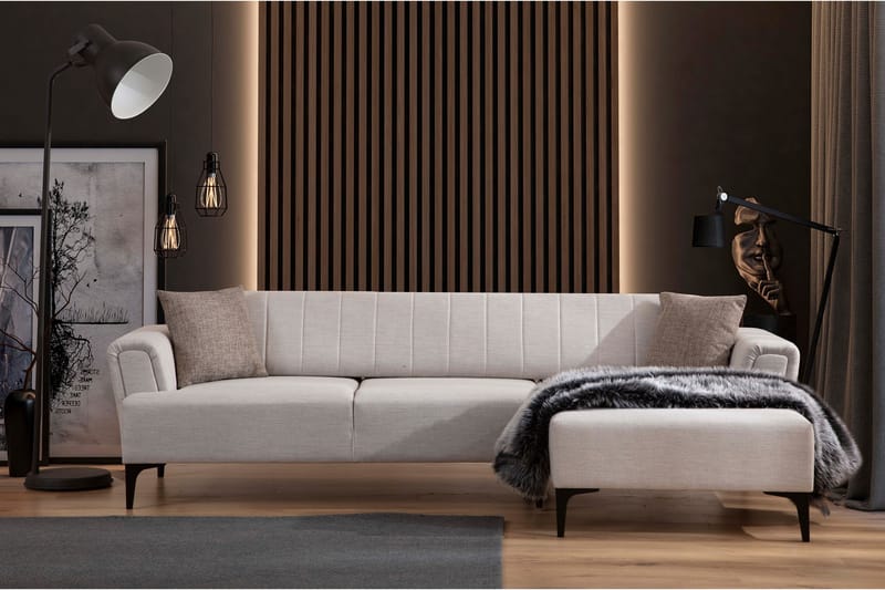Vuodesohva Divaanilla Hamlets - Beige - Huonekalut - Sohva - Vuodesohva