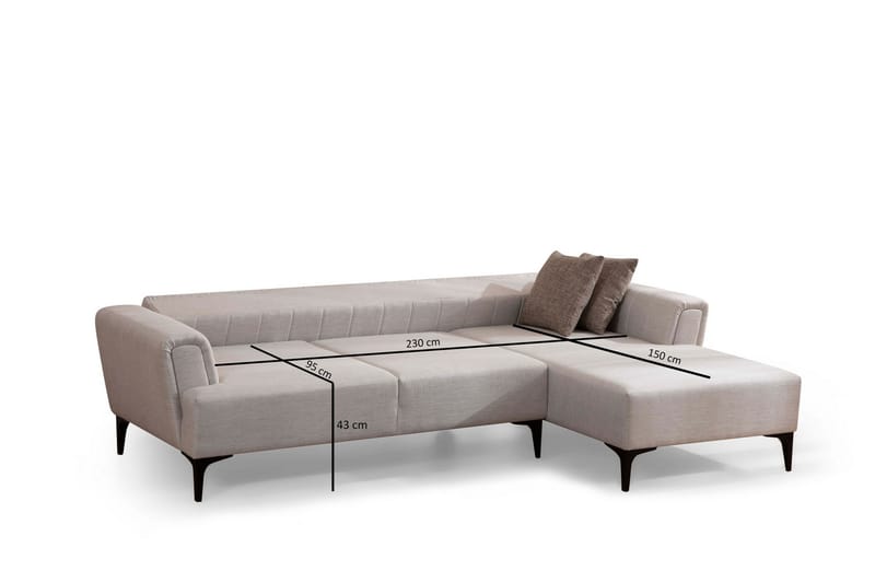 Vuodesohva Divaanilla Hamlets - Beige - Huonekalut - Sohva - Vuodesohva